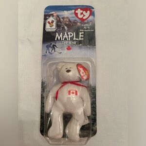 TY beanie baby Maple the Bear